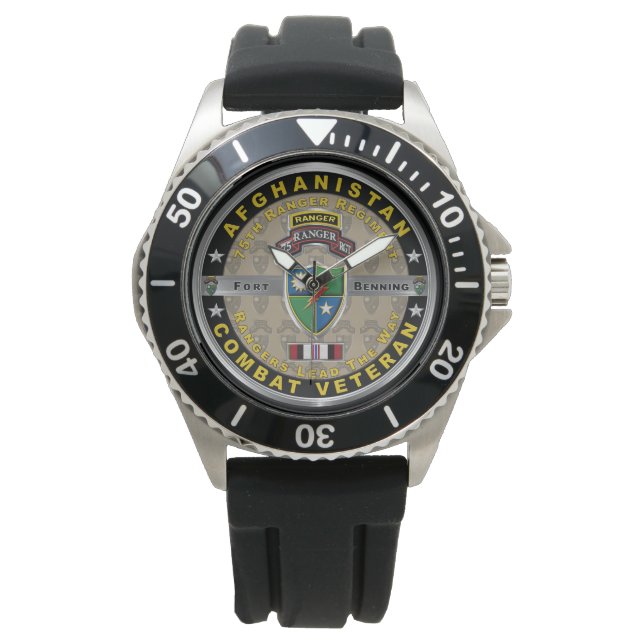 Montre 75e Régiment de Rangers Afghanistan Vétérinaire de (devant)