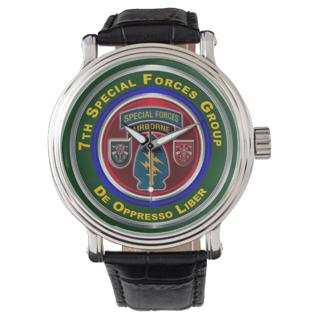 Montre 7e Groupe des forces spéciales aéroporté (devant)