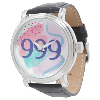 Montre 999 Numéro d'ange Manifestation de renaissance spi