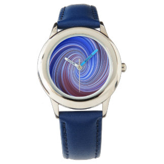 Montre à balayage de peinture à lumière bleue