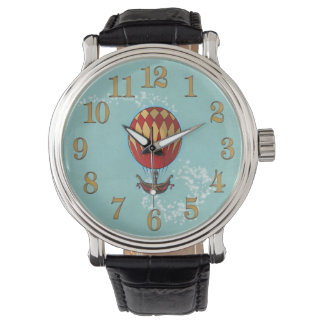 Montre à ballon à air chaud à vapeur de style vint