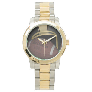 Montre à deux tons de football