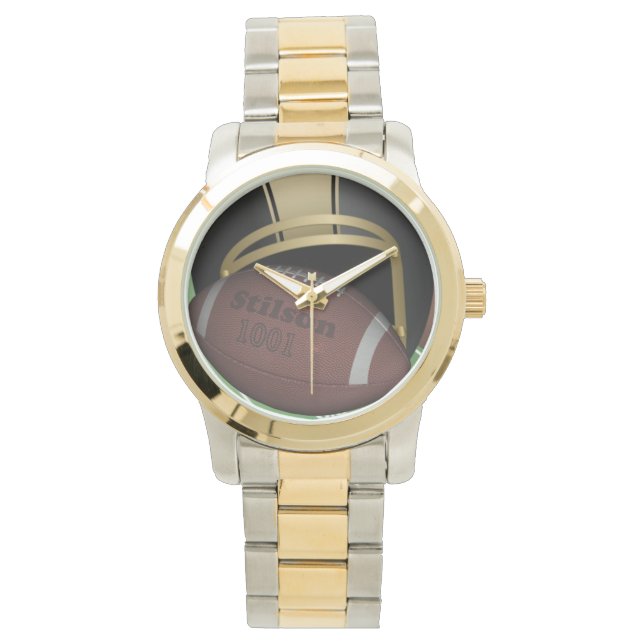 Montre à deux tons de football (devant)