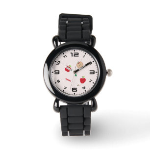 Montre A est pour rose pomme