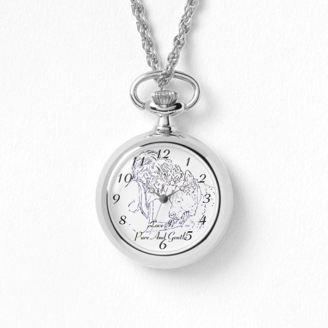 Montre A. loving drawing of girl kissing akita (Recto)