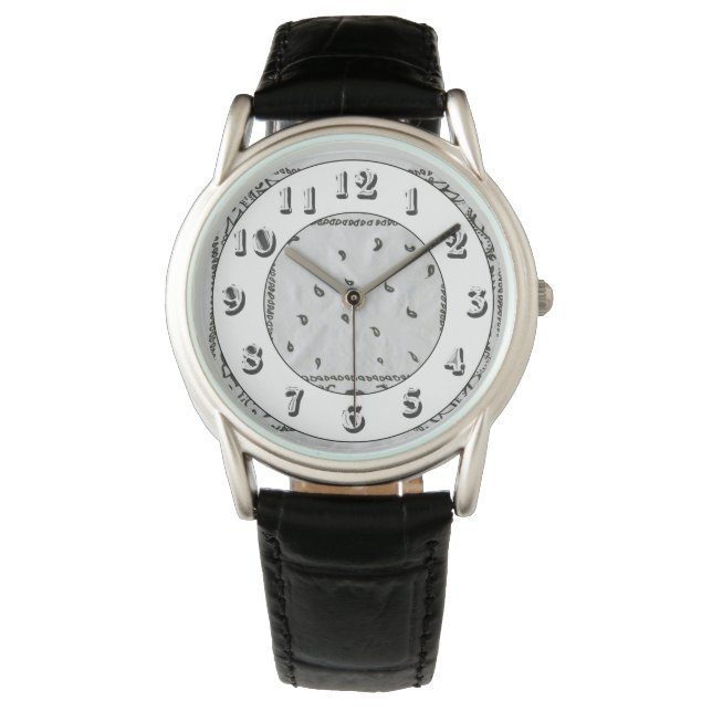 Montre à mouchoir blanc (devant)