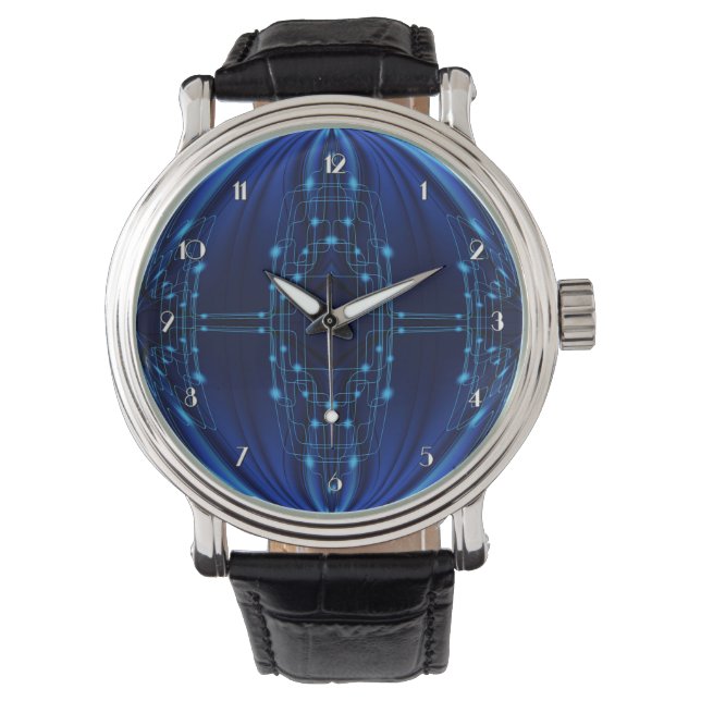 Montre à poignet de technologie de lumière bleue (devant)