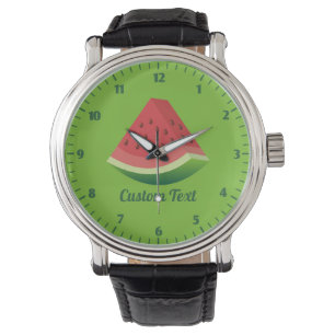 Montre à poignet de tranche de pastèque