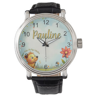 montre à poignet pour enfants personnalisée - nom 