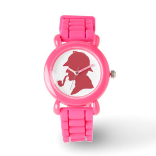 Montre à poignet Silhouette Sherlock Holmes