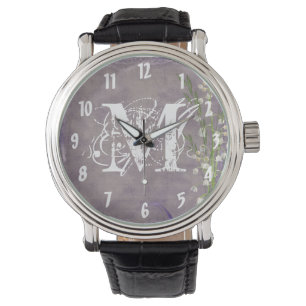 Montre à poignets blanc à dentelle de pays de fleu