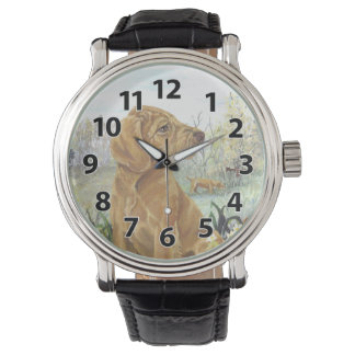 Montre À poils durs Vizsla Puppy Dreamer Wristwatch