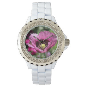Montre à Poppy Violet