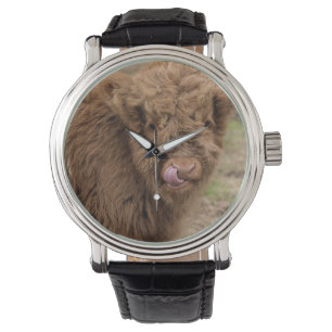 Montre A wonderful photograph of a highland cow
