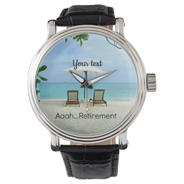 Montre Aaah... MODÈLE de retraite (devant)