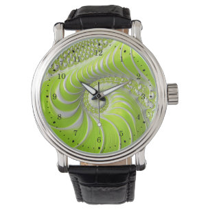 Montre Abstract Lime Green