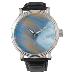 Montre Abstrait d'eau bleue, Canada
