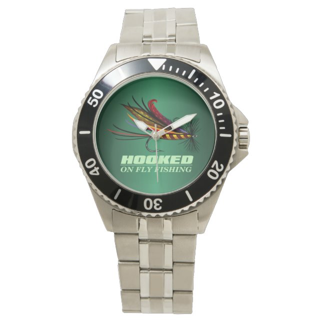 Montre Accroché À La Pêche À La Mouche (devant)