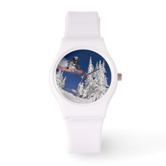 Montre Activités de snowboard à Whitefish Mountain Resort (Recto)