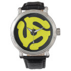 montre adaptateur 45 tr/min (jaune sur noir)