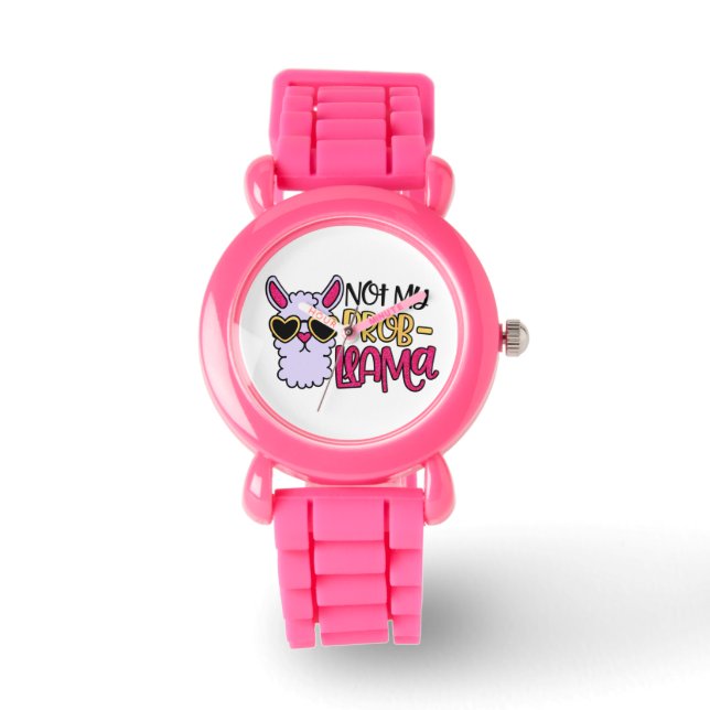 Montre Adorables Love Love Not My Probllama Purple (Recto)
