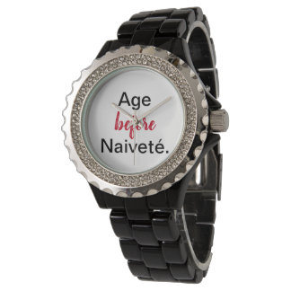 Montre Âge avant naïveté