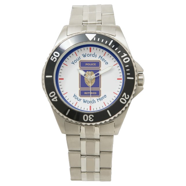 Montre Agent de police de Retired (devant)