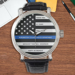 Montre Agent de police sur mesure Application de la loi R