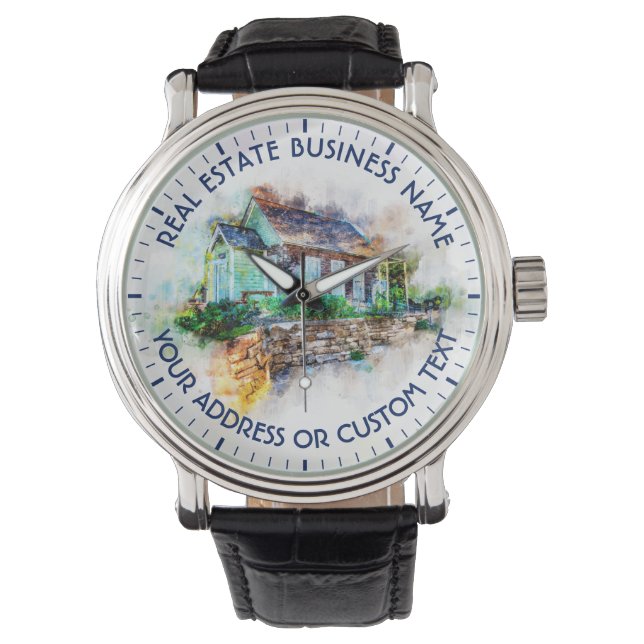 Montre Agent Réalisateur Agence Immobilière Et Nom De L'E (devant)