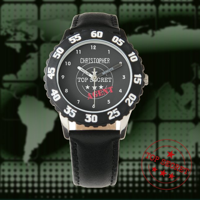 Montre Agent secret personnalisé (Créateur téléchargé)