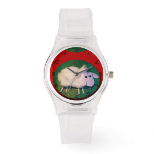 Montre Agneau mignon astrologie chinoise Moutons Enfants