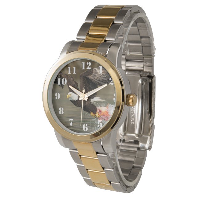 Montre Aigle à tête plate (Incliné)