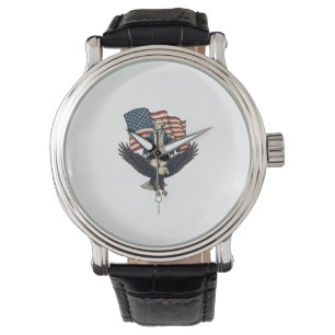 Montre Aigle Patriotique et Général Colonial Vintage Vect