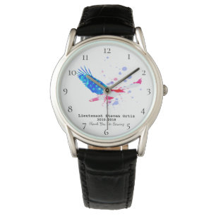 Montre *~* Aigle Vétérinaire USA Militaire Rouge Bleu Ble