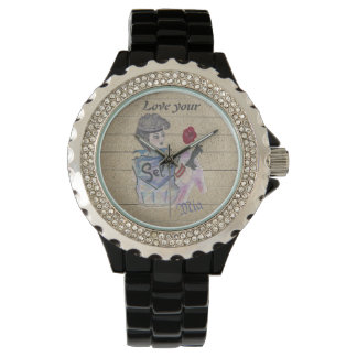 Montre 🕰️ "Aimez votre moi" Regarder personnalisé - Guer