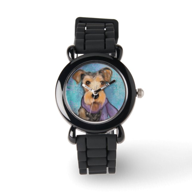 Montre Airedale Terrier (Recto)