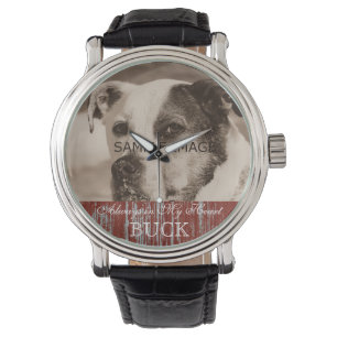 Montre Ajoutez le mémorial fait sur commande d'animal