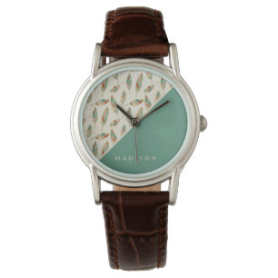 Montre Ajoutez votre motif   géométrique nommé de plum