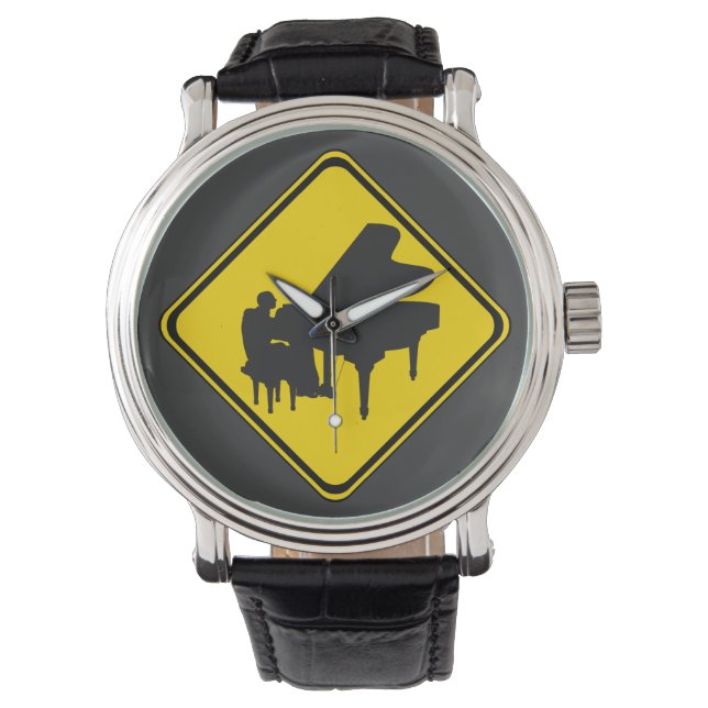 Montre Alerte : Joueur de piano à l'avant ! (devant)