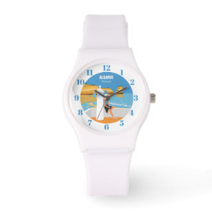 Montre Algarve plage fille voyage vintage style