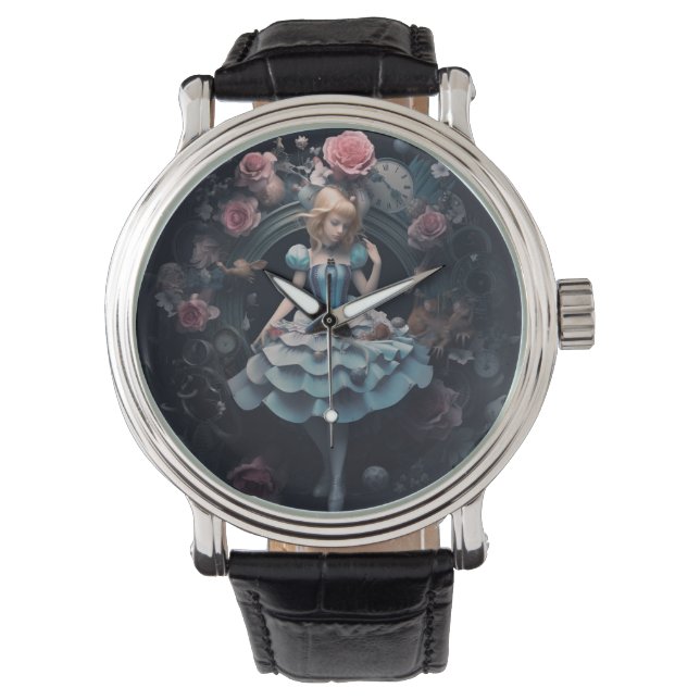 Montre Alice au pays des merveilles (devant)