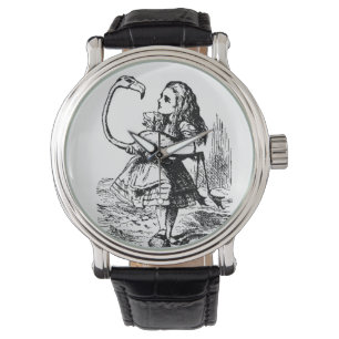 Montre alice avec flamant