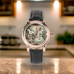 Montre Alice et le lapin blanc