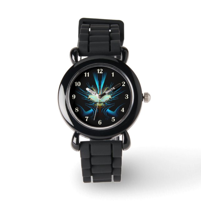 Montre Alien bleu (Recto)