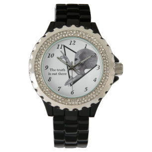 Montre Alien gris, la vérité est là
