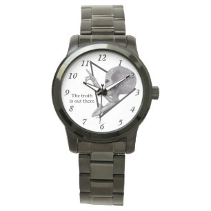 Montre Alien gris, la vérité est là