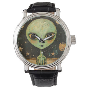 Montre Alien OVNI masculin