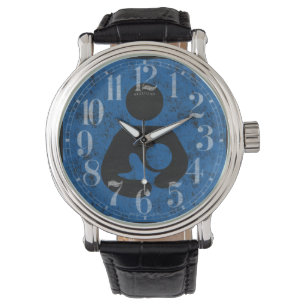 Montre Allaiter le rétro style d'impression typographiqu