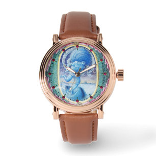 MONTRE ALLÉGATION DU MONOGRAMME FLORAL ANTIQUE VENT