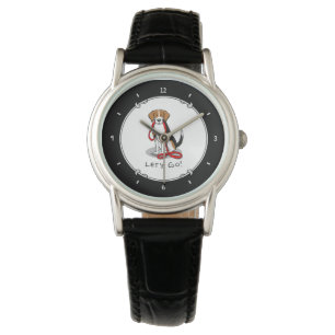 Montre Allons-y ! (marche) Chien Beagle (tri couleur 3) M